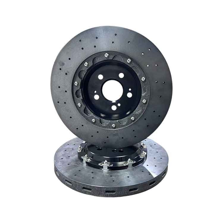 Front Carbon Ceramic Brake Disc Rotors for Mercedes Benz W166 X166 ML63 GL63 AMG 1664210512 A1664210512 Customized Manufacturing