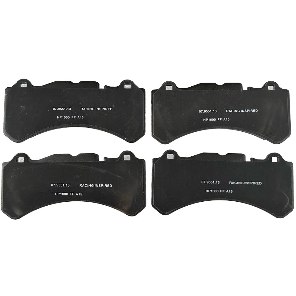 Jekit Carbon Ceramics Car Brake Pads Noise Reduction and High Temperature Resistance 4 Pcs / 1 Set for GT6 6 Pot Caliper