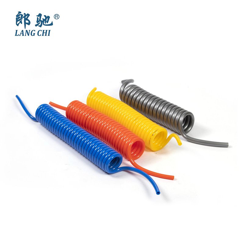 High Quality Pneumatic PA Polyamide Nylon Truck Trailer air Brake Hose PU Spiral Hose Auto Accessories Spring Tube