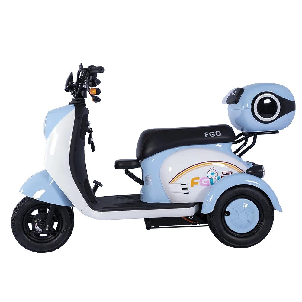 1500W Electric Tricycle, Household Small Scooter, Three Seat Adjustable Electric Tricycle
