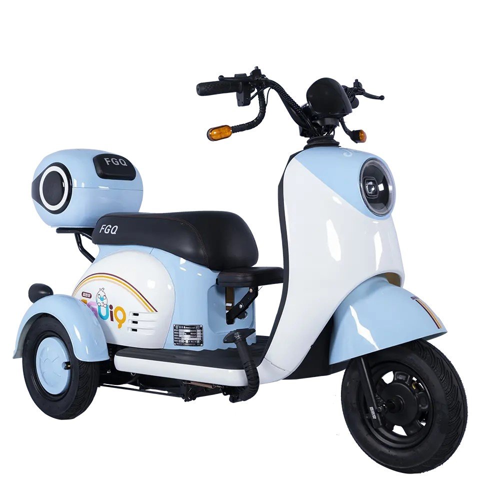 1500W Electric Tricycle, Household Small Scooter, Three Seat Adjustable Electric Tricycle