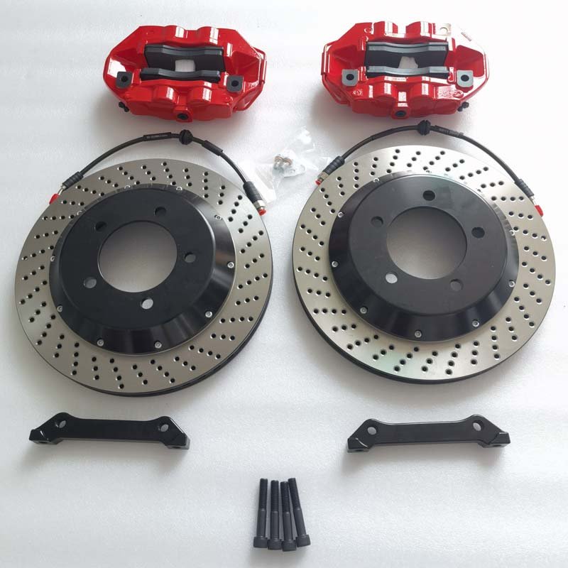 High Performance 4 Pot Brake Racing 4 Piston Brake Caliper gt4 Big Brake Kit for nissan 350z 370z
