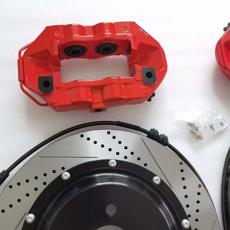 High Performance 4 Pot Brake Racing 4 Piston Brake Caliper gt4 Big Brake Kit for nissan 350z 370z