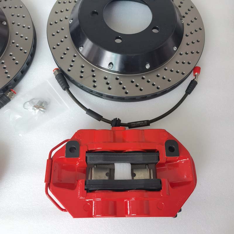 High Performance 4 Pot Brake Racing 4 Piston Brake Caliper gt4 Big Brake Kit for nissan 350z 370z