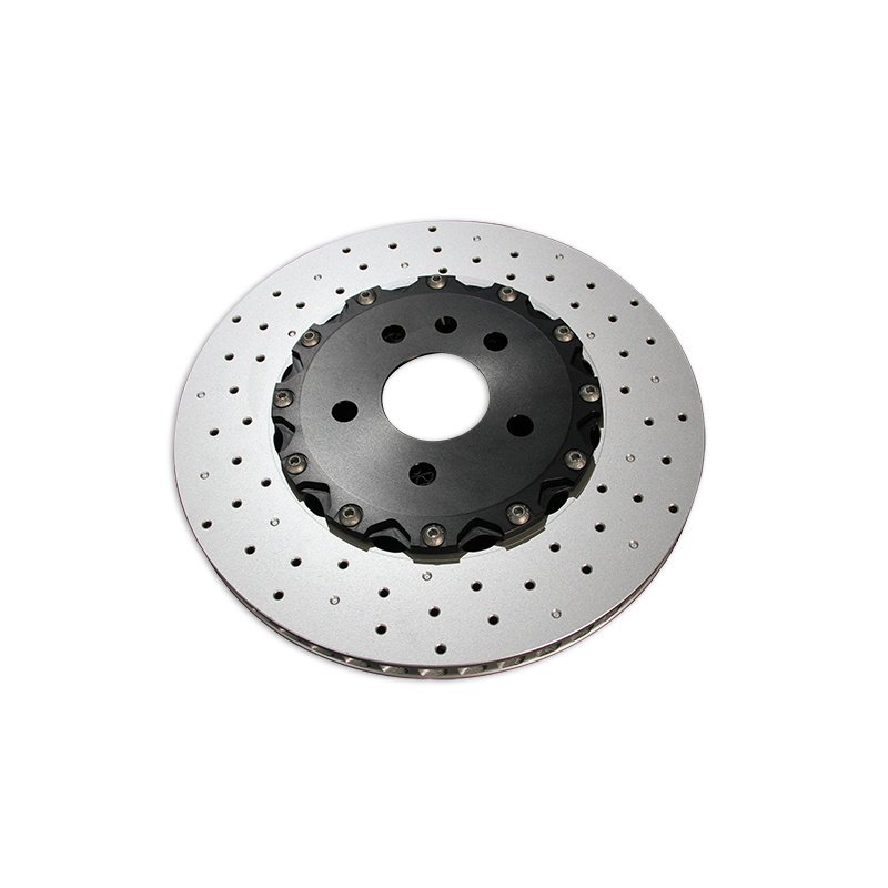 High Quality 2 Piece Auto Car Alloys Combination High Carbon Brake Disc for 4c Spider 961 Front OE# 51983606