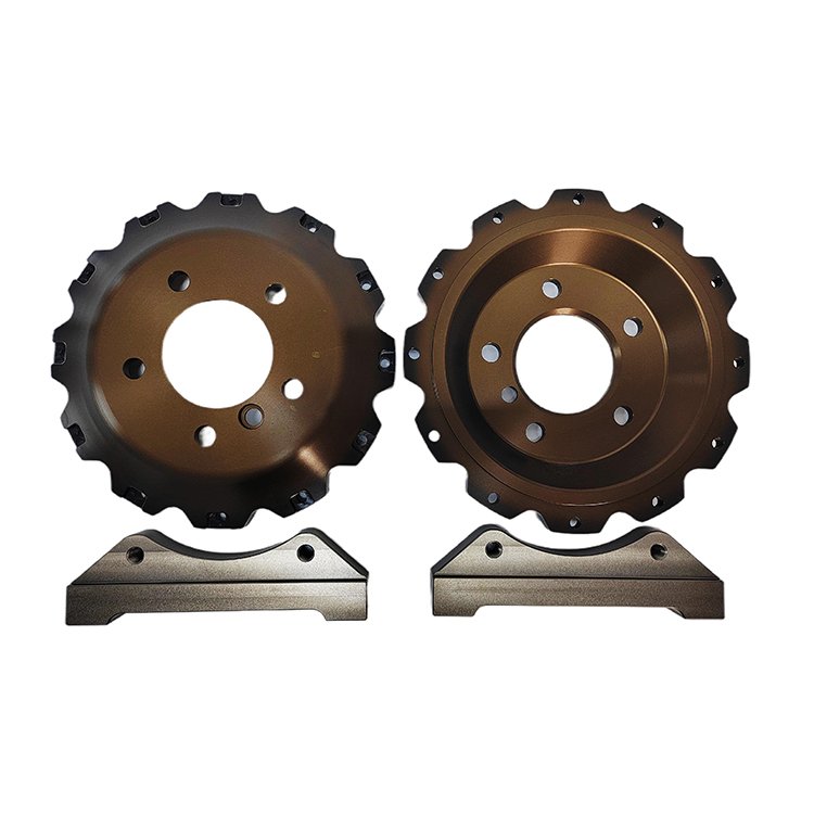 R6T 380 Factory Direct Sale Personalized Customization Forged Brake Kit Track Day Front 6 Piston Brake Caliper