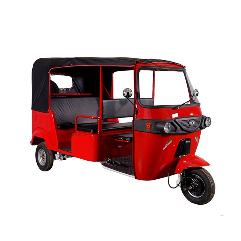 QSD New Model Auto Rickshaw 400kg Payload Capacity Battery Operated 48V/60V Power Electric Keke Rickshaw Tricycle Passengers