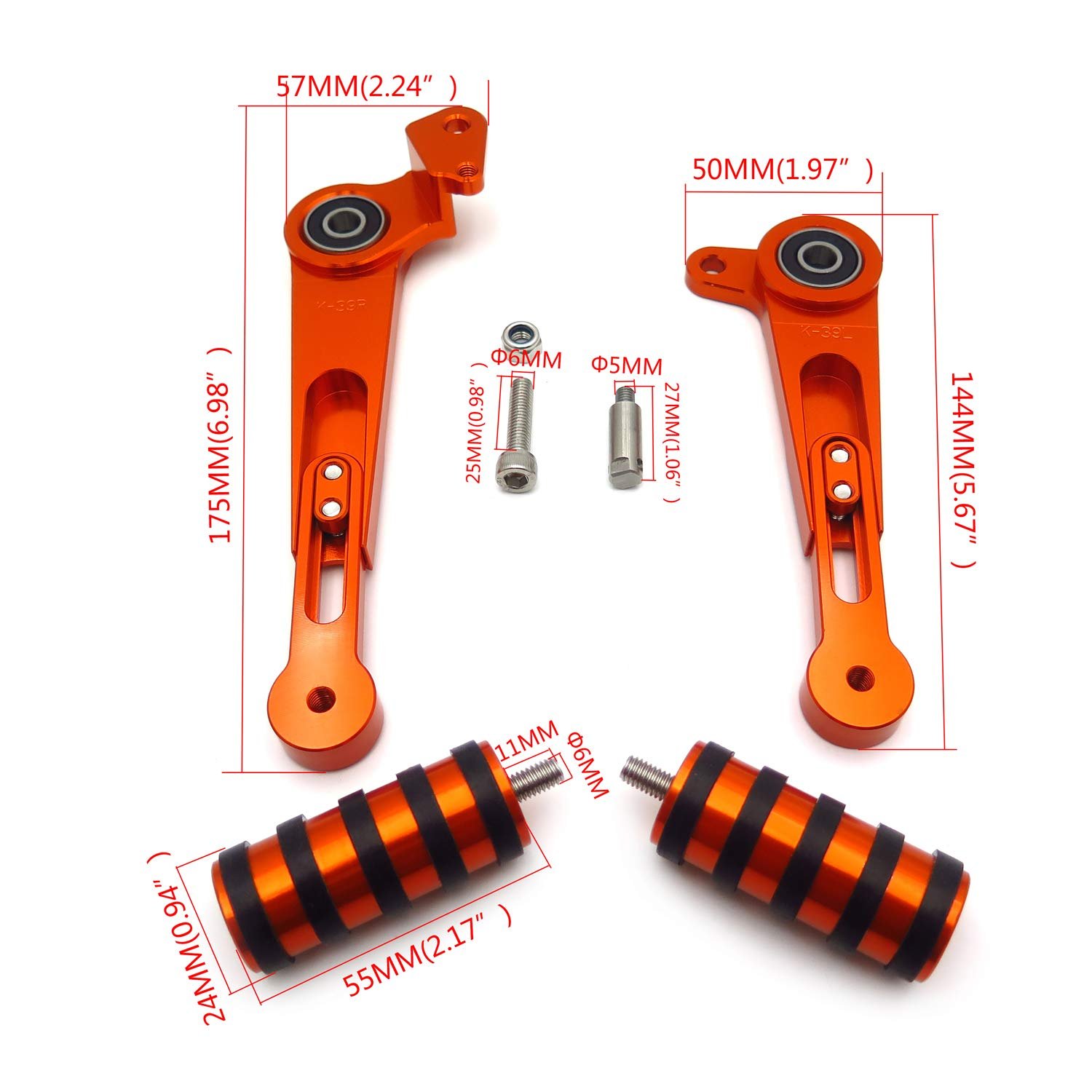 NiceCNC Billet Motorcycle Brake Clutch Gear Pedal Shift Levers for KTM DUKE 390 250 2017 2018 2019 2020 2021 2022 2023