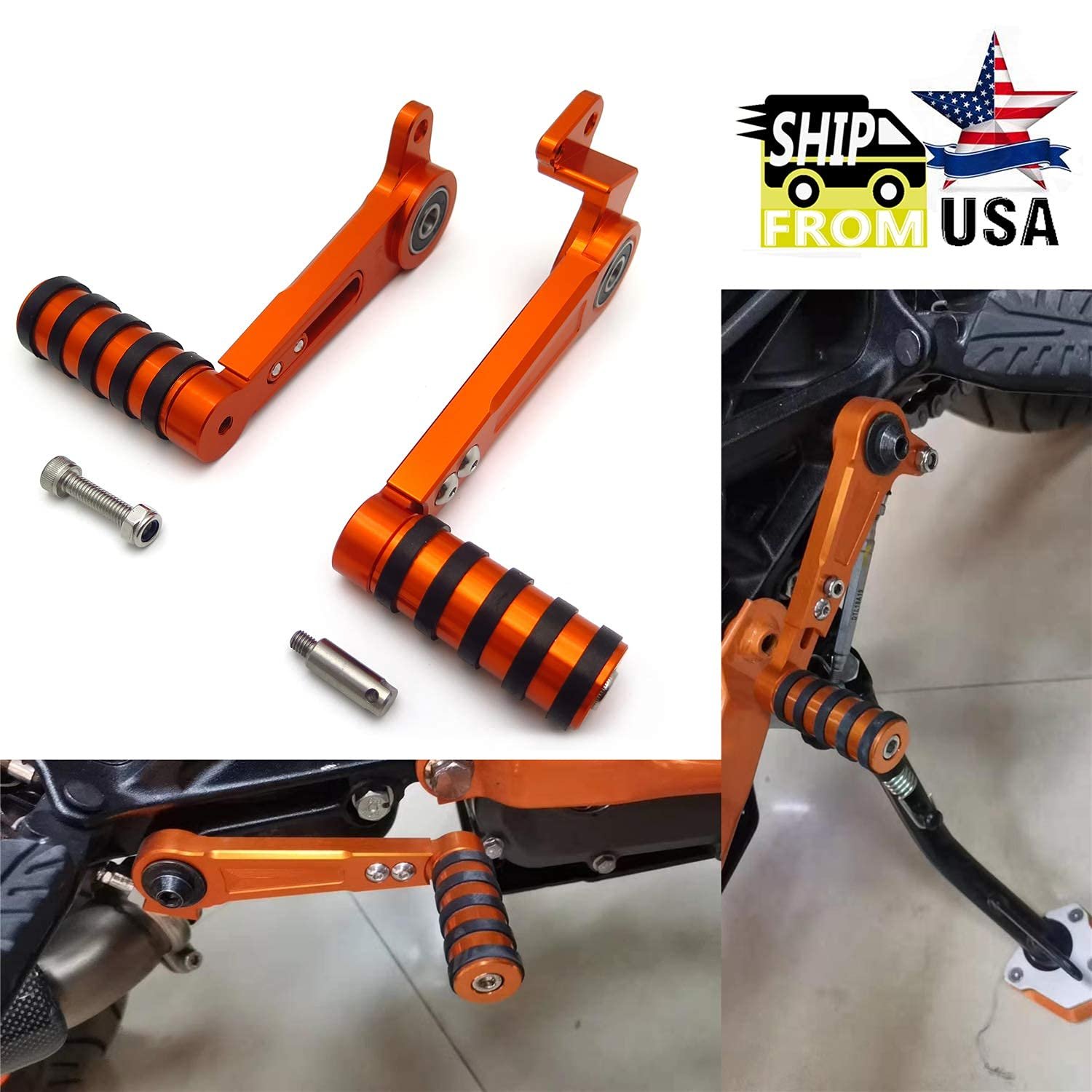 NiceCNC Billet Motorcycle Brake Clutch Gear Pedal Shift Levers for KTM DUKE 390 250 2017 2018 2019 2020 2021 2022 2023