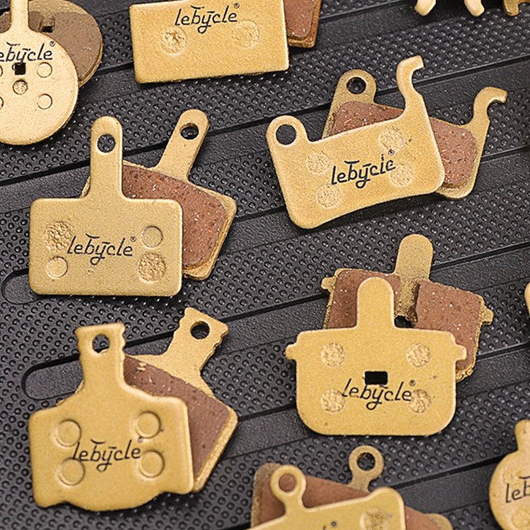Lebycle Copper Multi Metallic TUV MTB Bicycle Disc Brake Pad Fit for SHIMANO TEKTRO GIANT AVID Brake Pads for Bicycles
