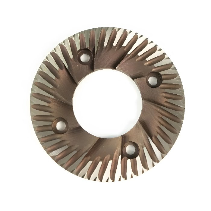 CNC Stainless Steel Rechtsdrehend Coffee Grinding Disc with 75 mm Diameter