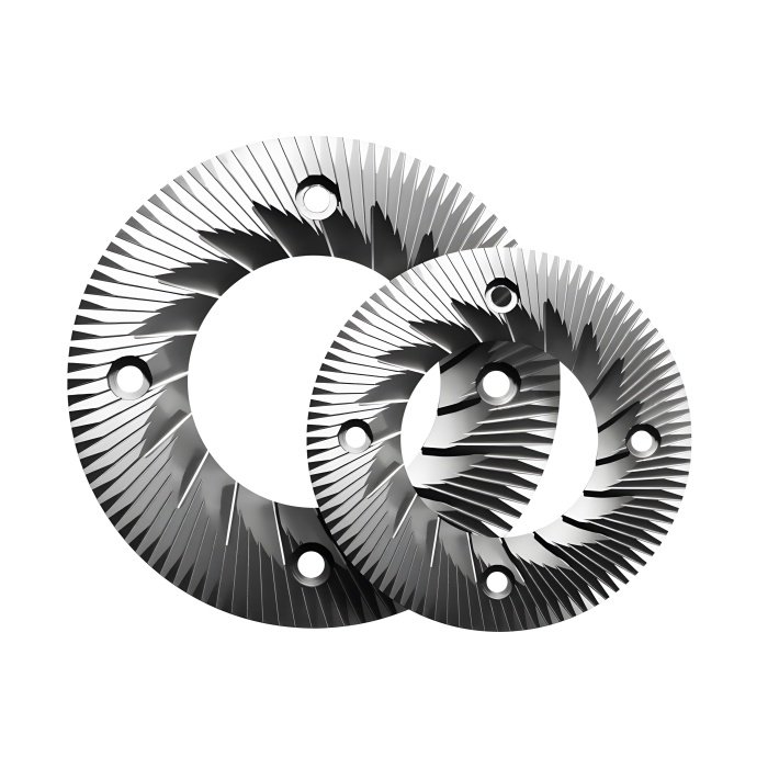 CNC Stainless Steel Rechtsdrehend Coffee Grinding Disc with 75 mm Diameter