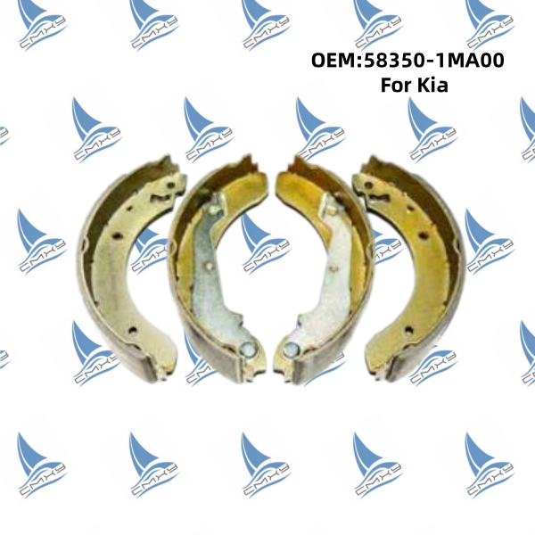 BLUE FLAG OEM 58350-1MA00 Brake Shoes Designed Specifically for Kia Vehicles