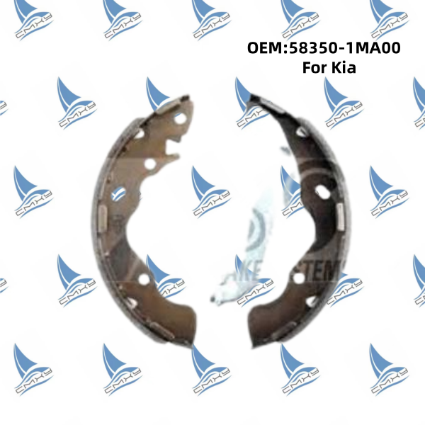 BLUE FLAG OEM 58350-1MA00 Brake Shoes Designed Specifically for Kia Vehicles