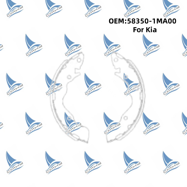 BLUE FLAG OEM 58350-1MA00 Brake Shoes Designed Specifically for Kia Vehicles