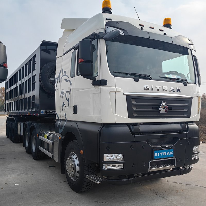 High Quality 3 Axle Tipper Semi Trailer 80 Ton Dump Trailer Truck for Sale