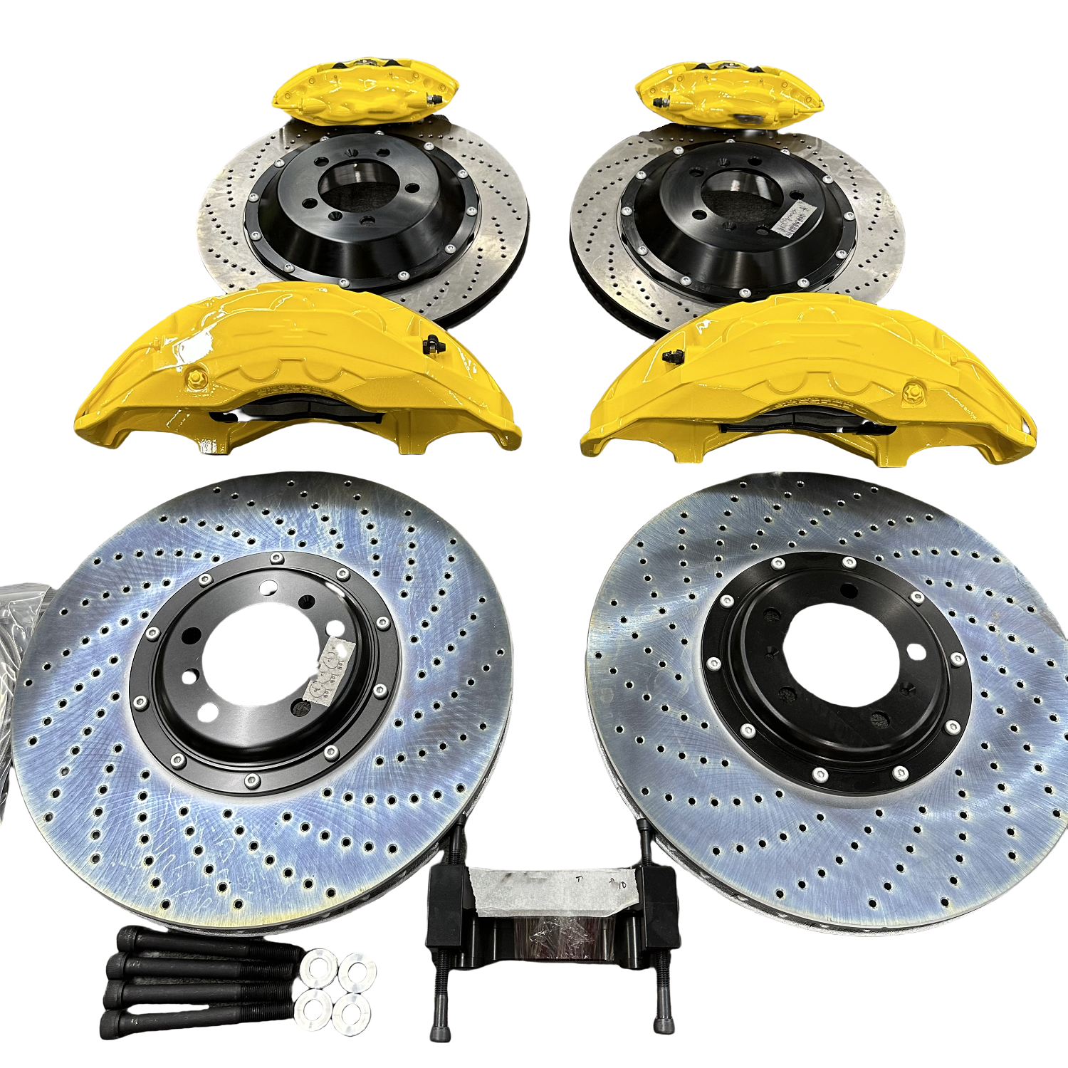 Big Brake Kits Racing Brake Caliper 10 Pistons for Porsche Macan Cayenne 718 Boxster