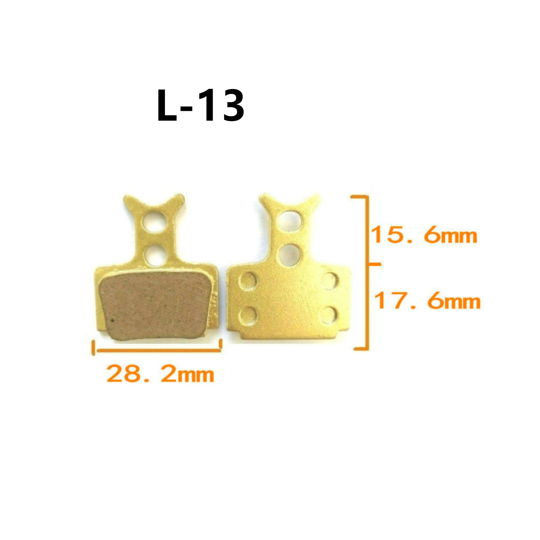 New Image MTB Accessories Part Mountain Cycle Brake Pad for Electric Bike All-metal Ketone-based Dirt Road Bicycle Brake Pads
