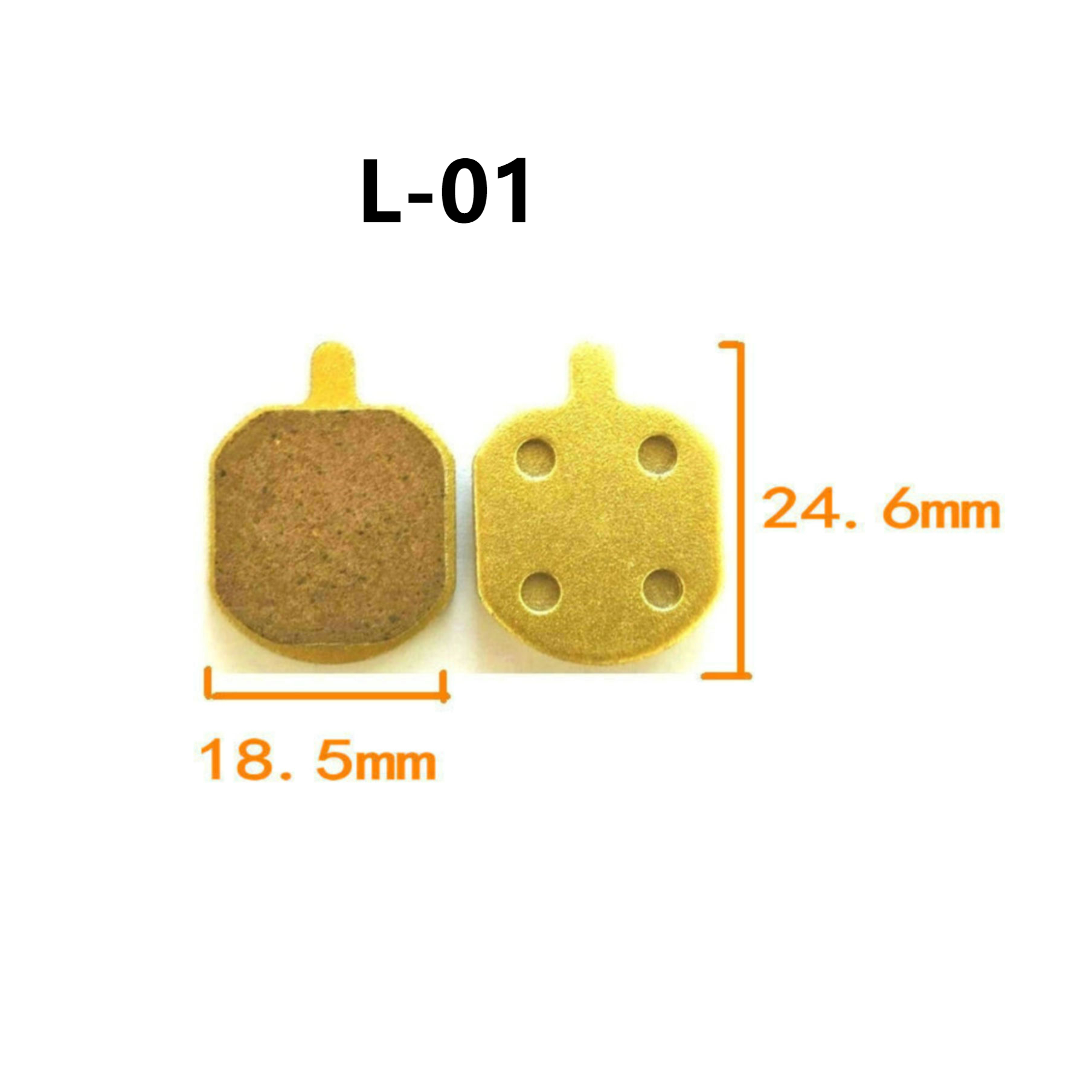 New Image MTB Accessories Part Mountain Cycle Brake Pad for Electric Bike All-metal Ketone-based Dirt Road Bicycle Brake Pads