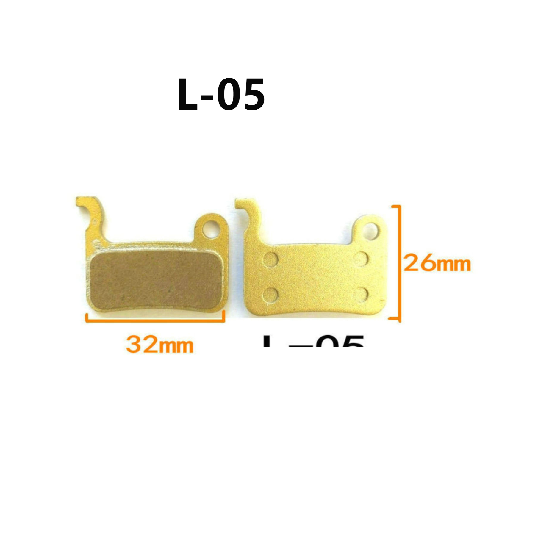 New Image MTB Accessories Part Mountain Cycle Brake Pad for Electric Bike All-metal Ketone-based Dirt Road Bicycle Brake Pads