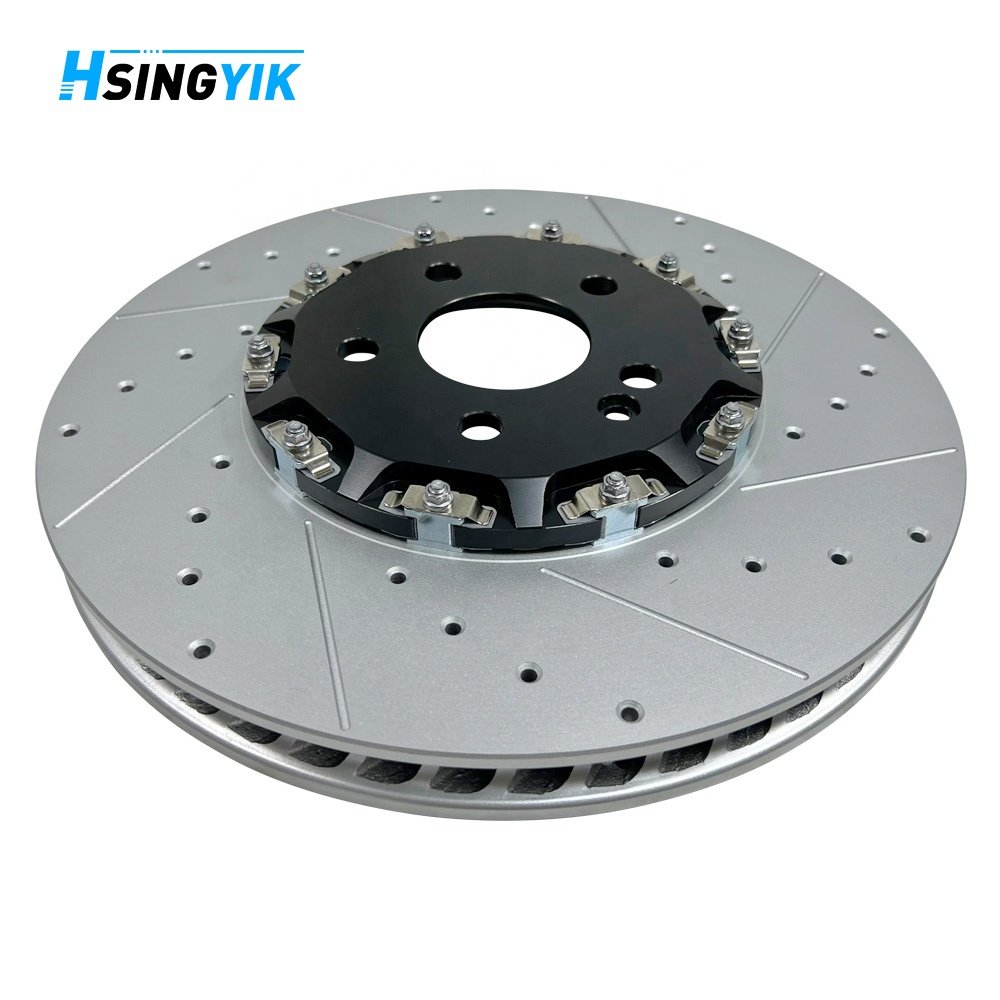 Hsingyik Upgrade 2-Piece A1764210112 350X32MM Disc A45 AMG Brake Rotor for Mercedes W176 A1764210212
