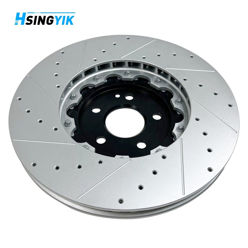 Hsingyik Upgrade 2-Piece A1764210112 350X32MM Disc A45 AMG Brake Rotor for Mercedes W176 A1764210212
