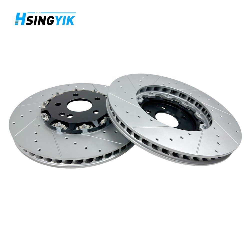 Hsingyik Upgrade 2-Piece A1764210112 350X32MM Disc A45 AMG Brake Rotor for Mercedes W176 A1764210212