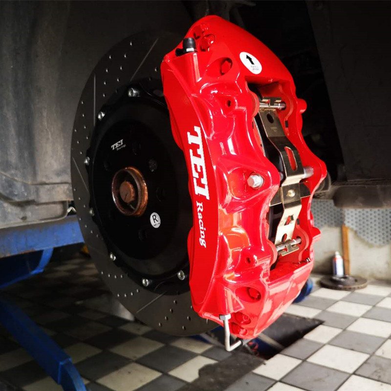 NEW P60NS Big Brake Kit 6-Piston Big Caliper with 355x32mm Upgrade Brake Rotor for KODIAQ 2016-2019 18inch Wheel