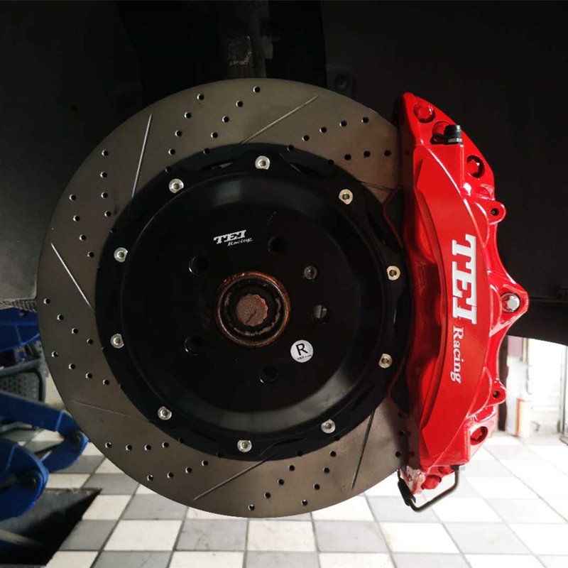 NEW P60NS Big Brake Kit 6-Piston Big Caliper with 355x32mm Upgrade Brake Rotor for KODIAQ 2016-2019 18inch Wheel