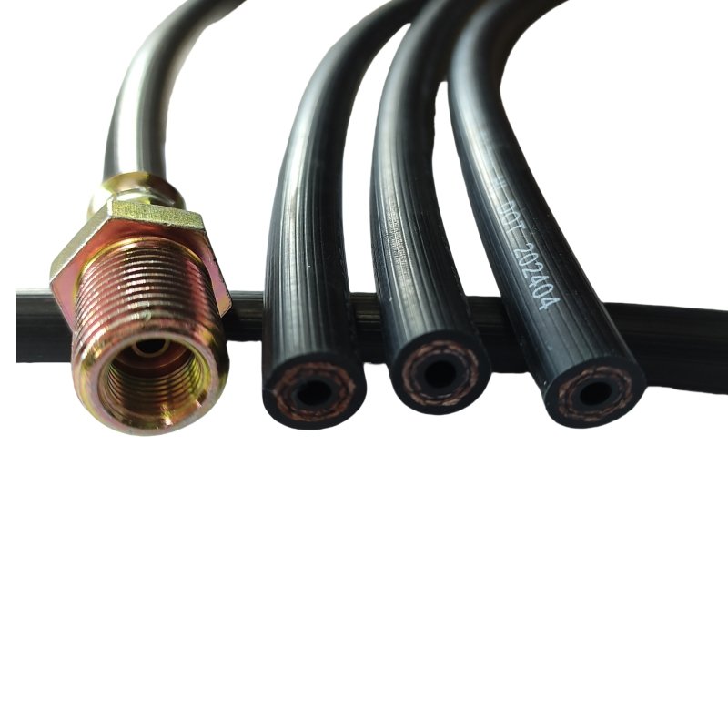 Auto Flexible Brake Tube Sae J1401 Dot Certified Rubber Hydraulic Brake Hose With 3/16" Fitting