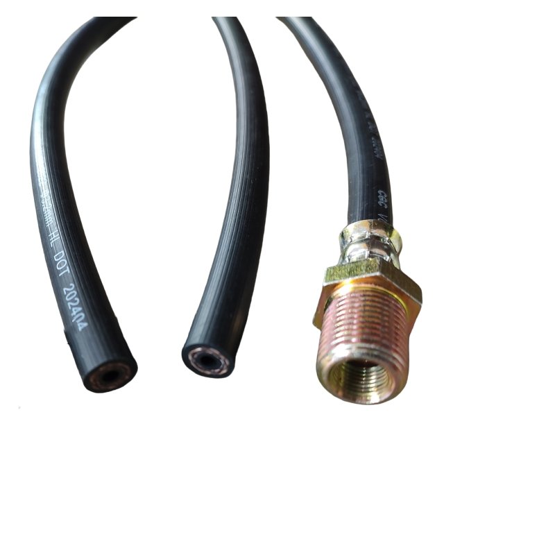 Auto Flexible Brake Tube Sae J1401 Dot Certified Rubber Hydraulic Brake Hose With 3/16" Fitting