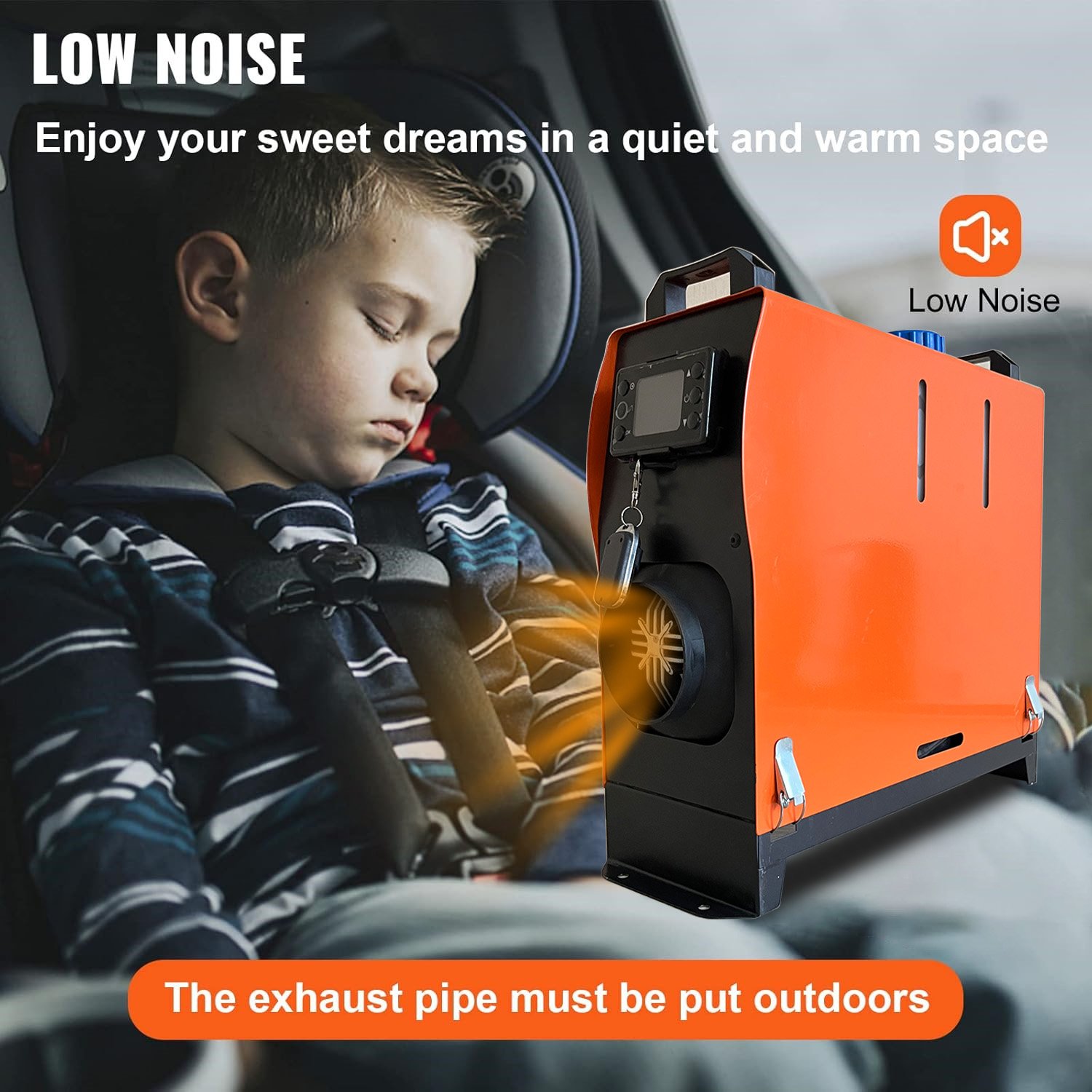 Good Price 12v 24v 8kw Portable Super Quiet Truck Air Diesel Parking Heater for Motorhomes Campers