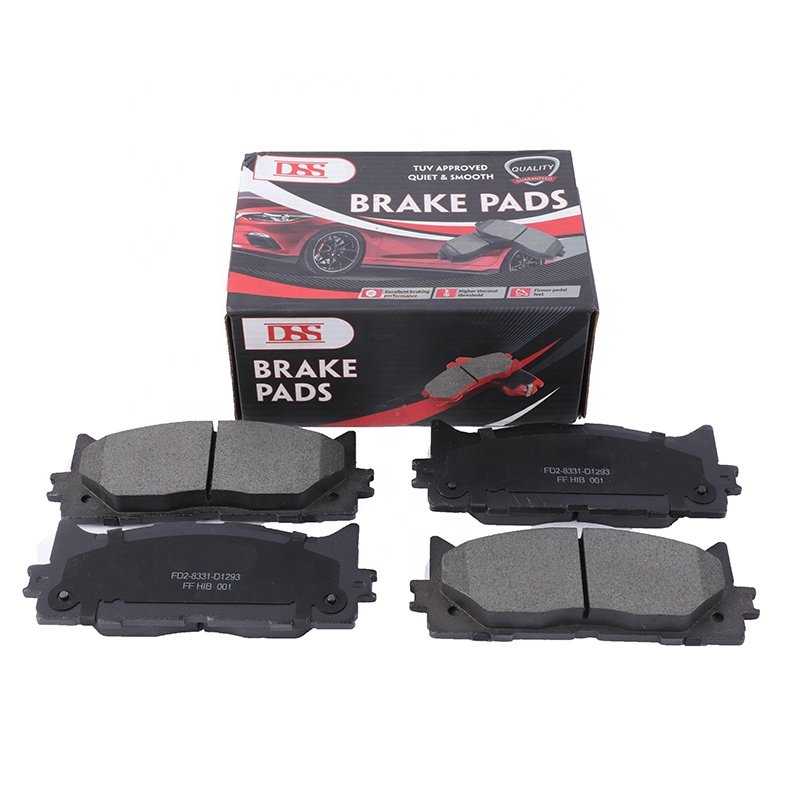 DSS Popular High Carbon Ceramic Auto Brake Pads No Noise D1293 Brake Pad for Renault for Toyota