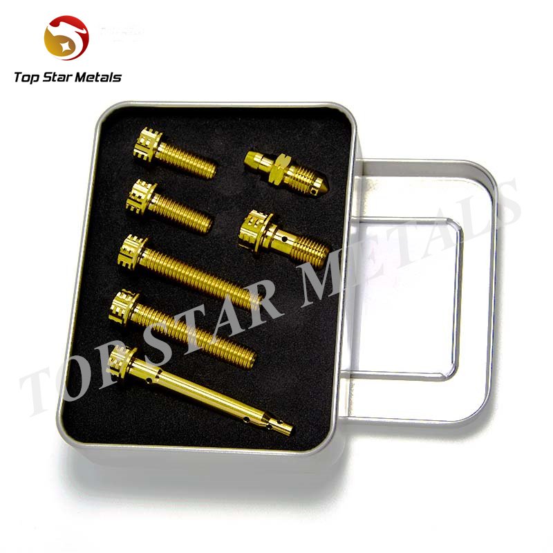 TITST Titanium Brake Lever Bolts Kit for Brembo RCS/RCS CC Left and Right Brake Master Cylinder