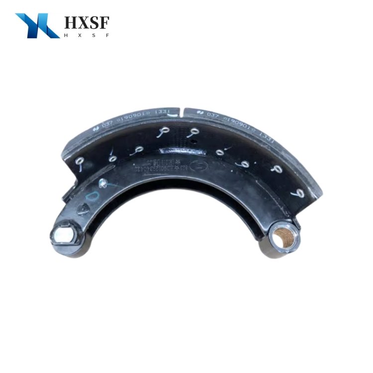 Heavy Duty Dump Rear Brake Shoe HD90129340030 Trailer Bus Suppliers Lining Truck Brake Shoes for Shacman Kamaz Howo Dongfeng