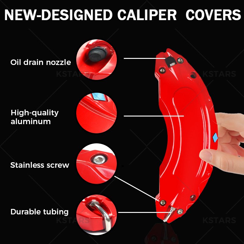 4PCS for Jetour Traveller T2 2023 2024 Brake Caliper Cover Aluminium Alloy 18 19 20 Inch 12 Color Car Modification Accessories