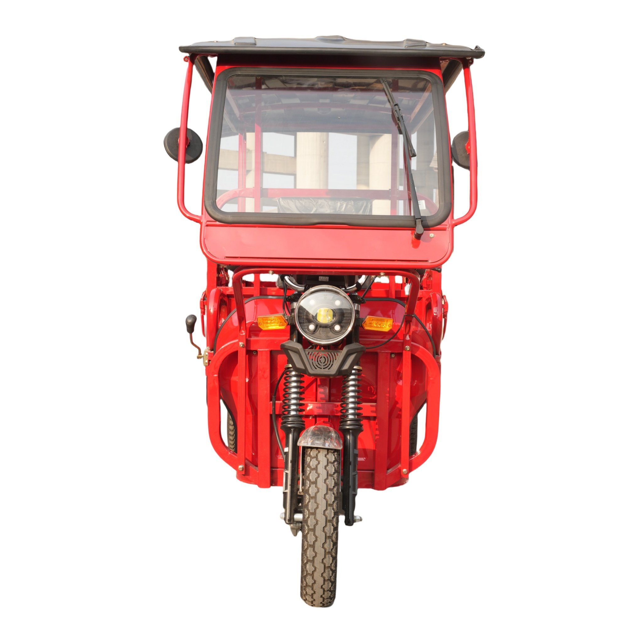 New 3-Wheel Electric Tricycle With Folding Seats for Taxis, Dual Passenger and Freight Electric Tricycle