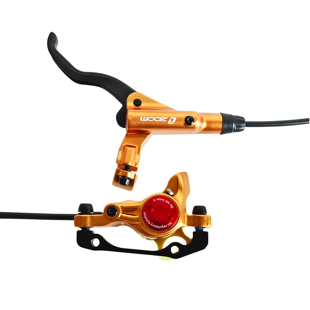 ZOOM MTB Mountain Bike Hydraulic Disc Brake Set Caliper Lever Hose Upgraded HB-875