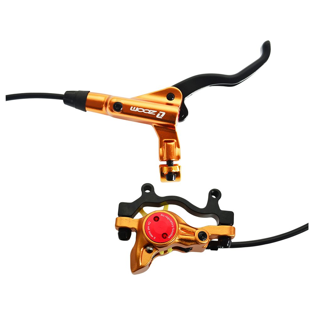 ZOOM MTB Mountain Bike Hydraulic Disc Brake Set Caliper Lever Hose Upgraded HB-875