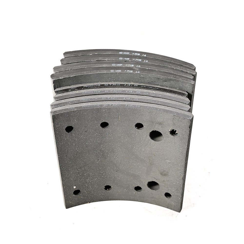 Drum Brake Pads Blocks Ceramic Non Asbestos Material Brake Lining for Shacman Sinotruk Howo Steyr Sino Trucks Brake Shoe Liner