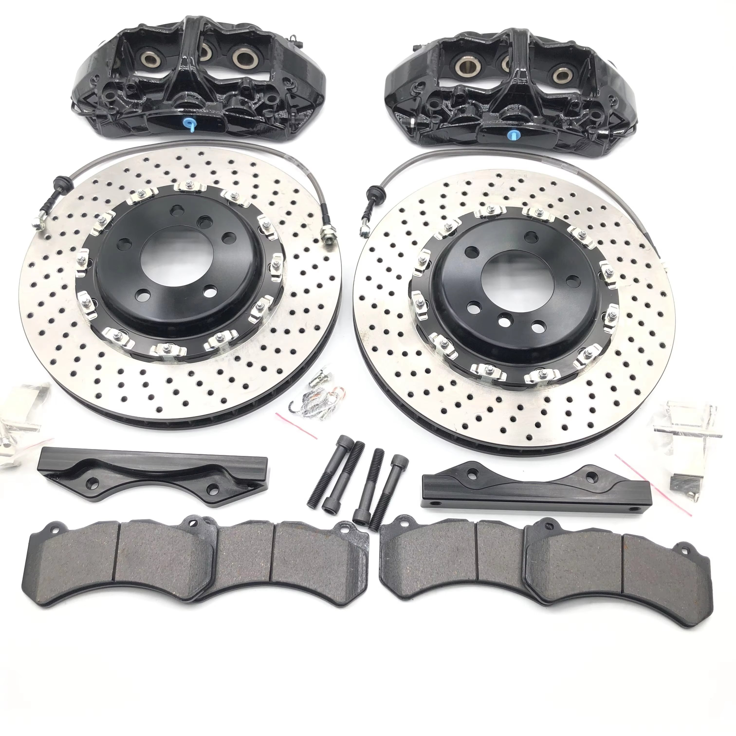 High Performance 6 Piston Caliper Modified Offroad Front Big Brake Kits for Toyota LX570 Land Cruiser LC200 Tundra Sequoia