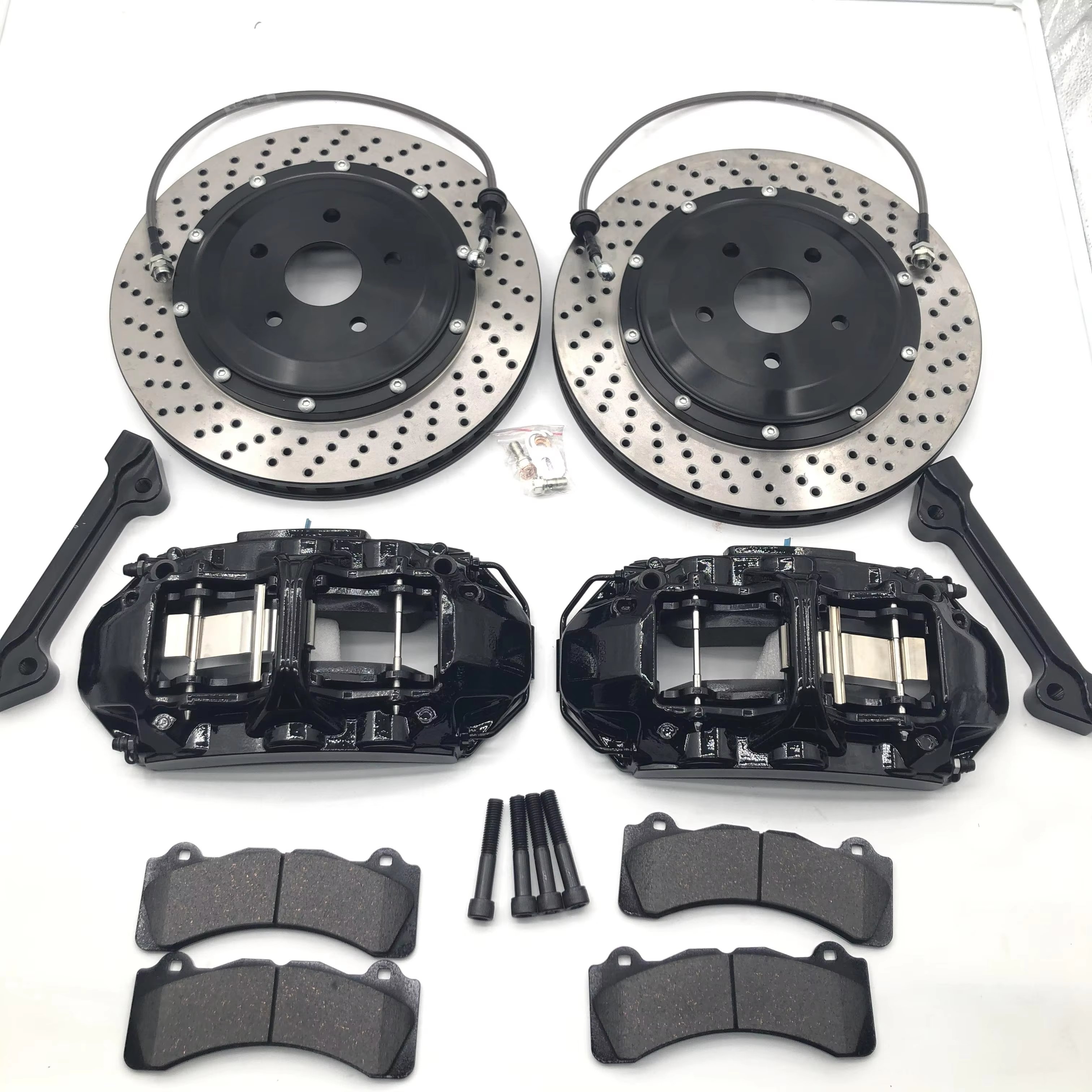 High Performance 6 Piston Caliper Modified Offroad Front Big Brake Kits for Toyota LX570 Land Cruiser LC200 Tundra Sequoia
