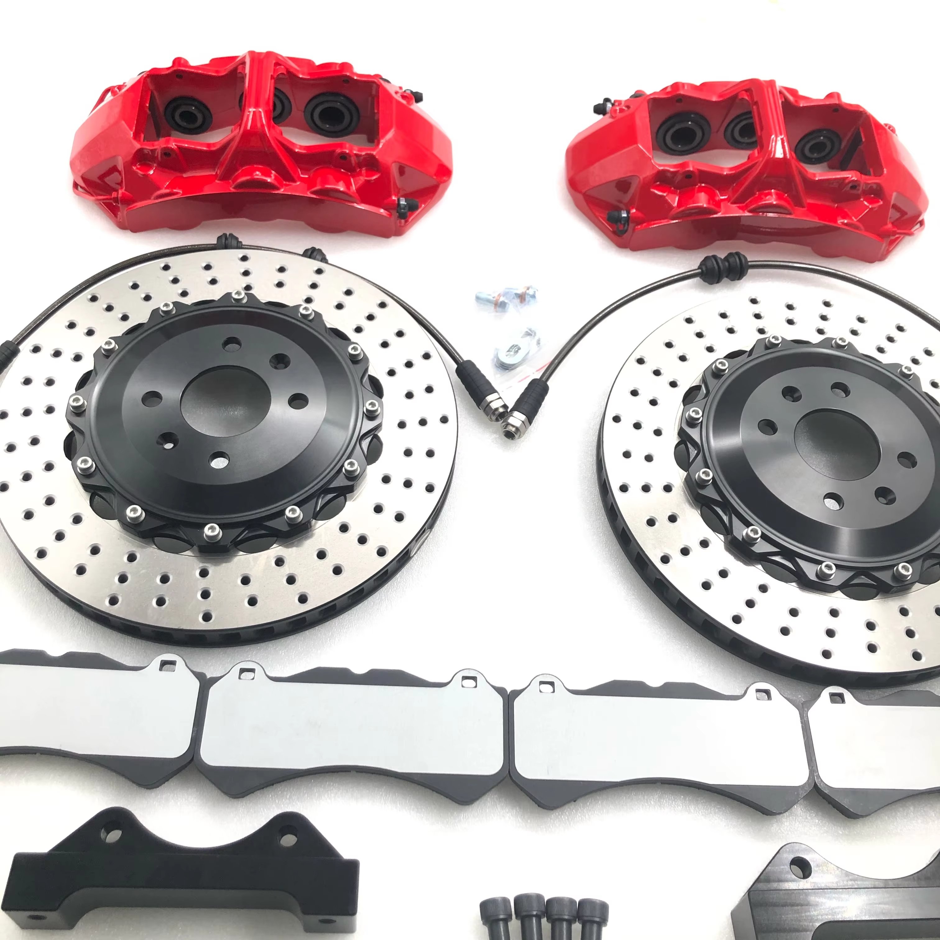 High Performance 6 Piston Caliper Modified Offroad Front Big Brake Kits for Toyota LX570 Land Cruiser LC200 Tundra Sequoia