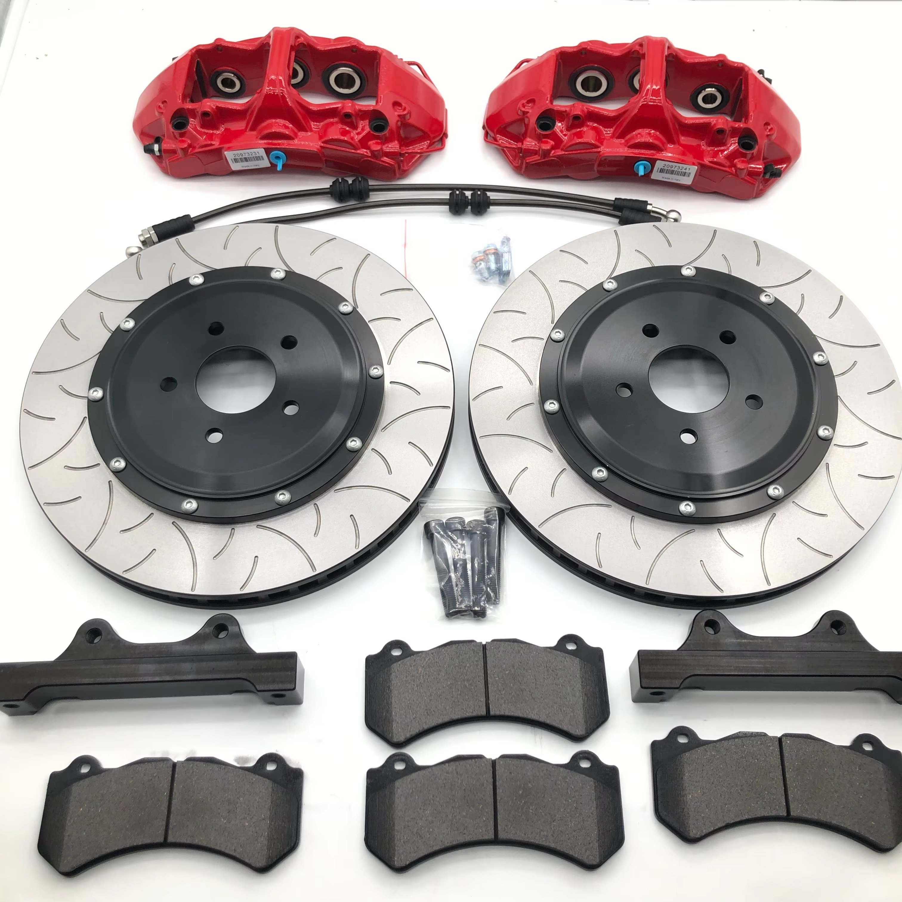 High Performance 6 Piston Caliper Modified Offroad Front Big Brake Kits for Toyota LX570 Land Cruiser LC200 Tundra Sequoia
