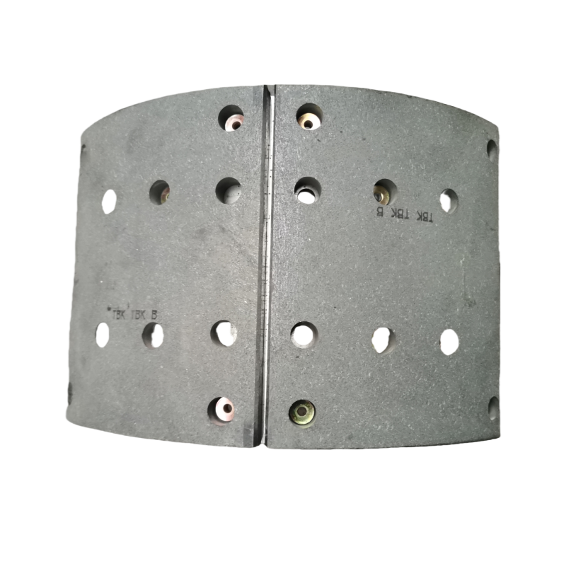 DZ9112340061 Truck Brake System Rear Axle Brake Shoe Assembly Truck Brake Shoe for Shacman