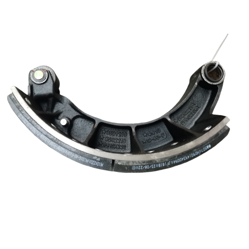 DZ9112340061 Truck Brake System Rear Axle Brake Shoe Assembly Truck Brake Shoe for Shacman