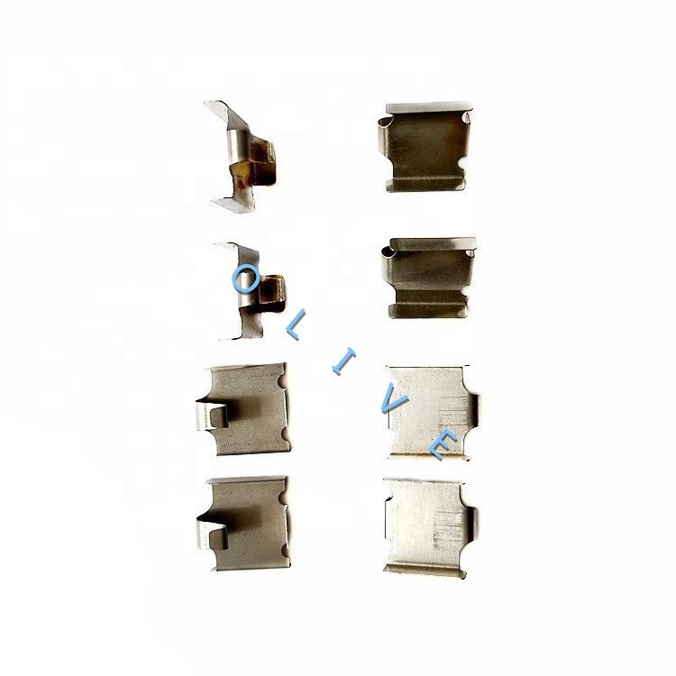 Super High Quality Auto Front Brake Pads Hardware Kit Caliper Clips D1513 for KIA