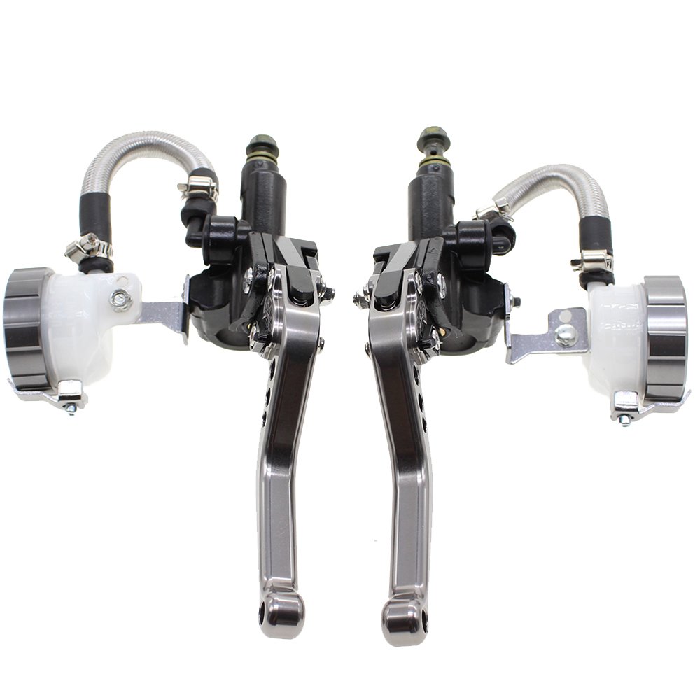Sport Bike Street Bike Scooter 125cc to 600cc Master Cylinder Lever Set Hydraulic Brake Lever Break Cylinder Lever
