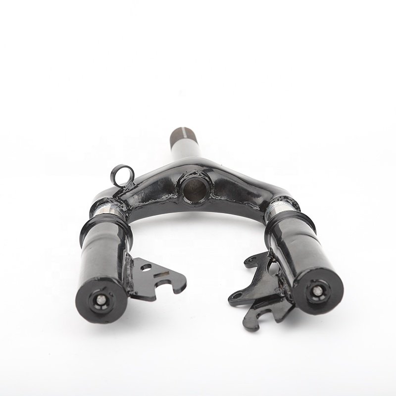 High Quality10 Inch Front Suspension Fork for Brake Disc Alloy Steel Holder Motorcycle Bicycle Electric Scooter Front Tube Shock