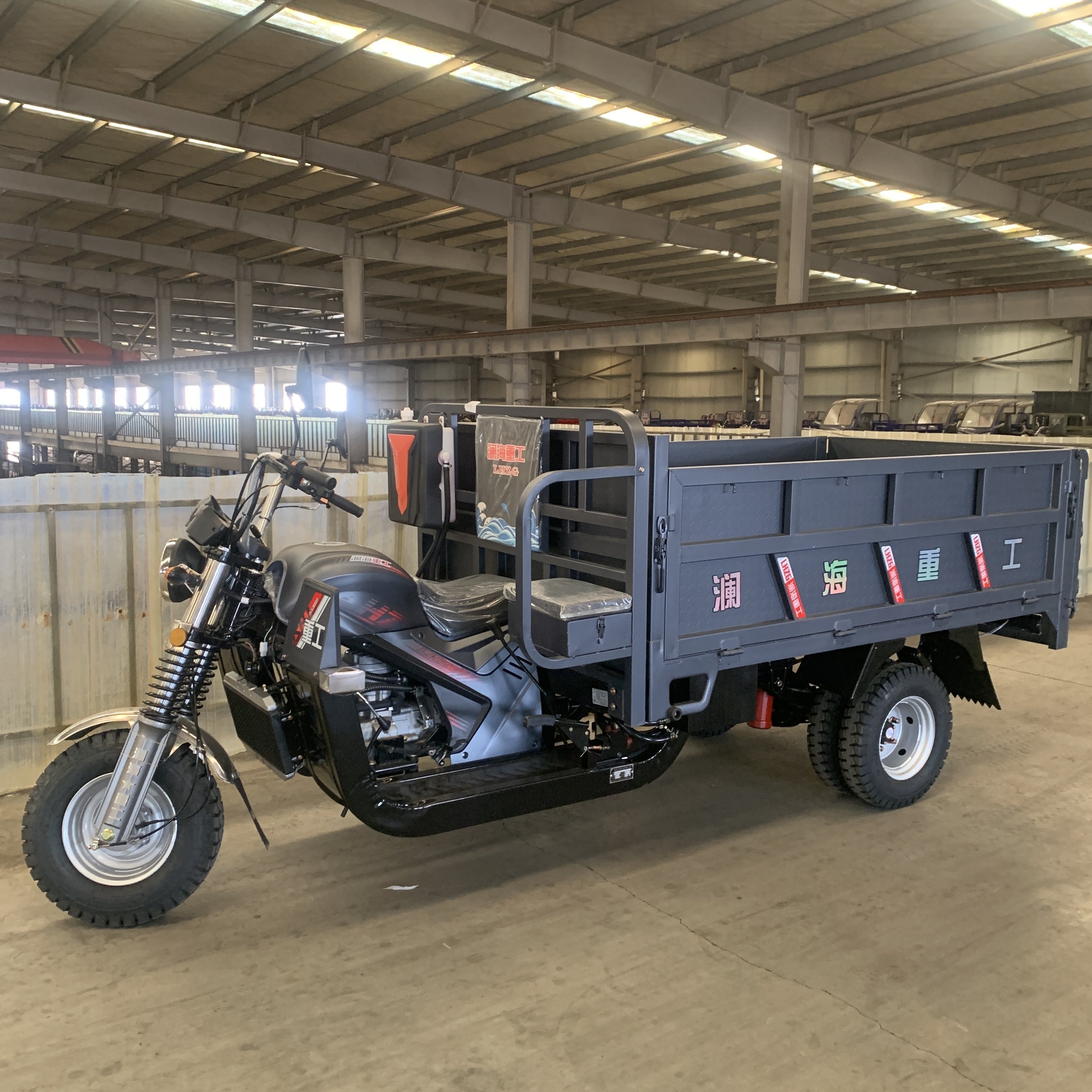200cc 5-Wheel Passenger and Cargo Tricycle Motorcycle 250cc Displacement 200cc Engine Petrol Fuel Gasoline Motor Tricycle
